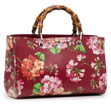Gucci Medium Blooms Bamboo Shopper (MLB-iYBrtB)
