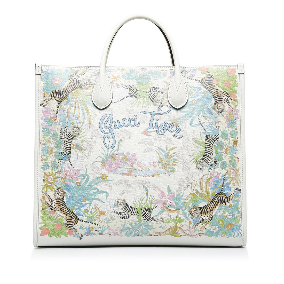 Gucci Medium Tiger Convertible Tote (MLB-JIbh0E)