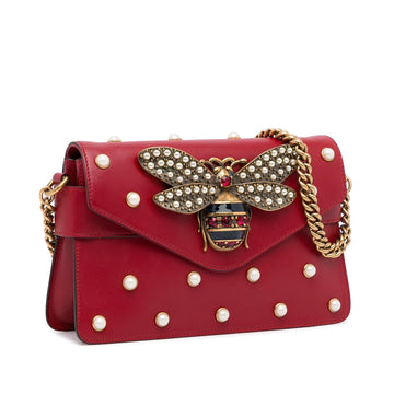 Gucci Mini Queen Margaret Broadway Leather Satchel (MLB-3ul90T)