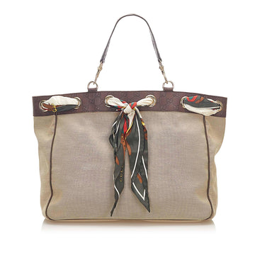 Gucci Positano Scarf Canvas Tote Bag (MLB-18542)