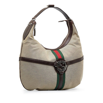 Gucci Reins Web Hobo (MLB-jEuXqe)