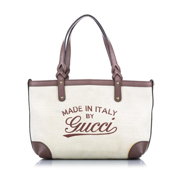Gucci Script Logo Canvas Tote (MLB-18210)
