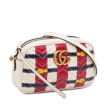 Gucci Small GG Marmont Matelasse Trompe L'Oeil Crossbody (MLB-5QnTSu)