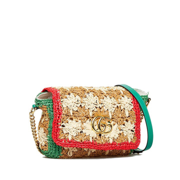 Gucci Small Raffia GG Marmont Crossbody (MLB-aHeBXr)