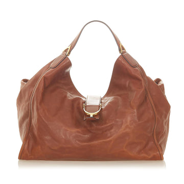 Gucci Soft Stirrup Leather Tote Bag (MLB-20132)