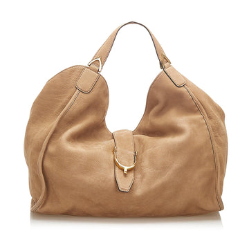 Gucci Soft Stirrup Nubuck Leather Tote Bag (MLB-18788)