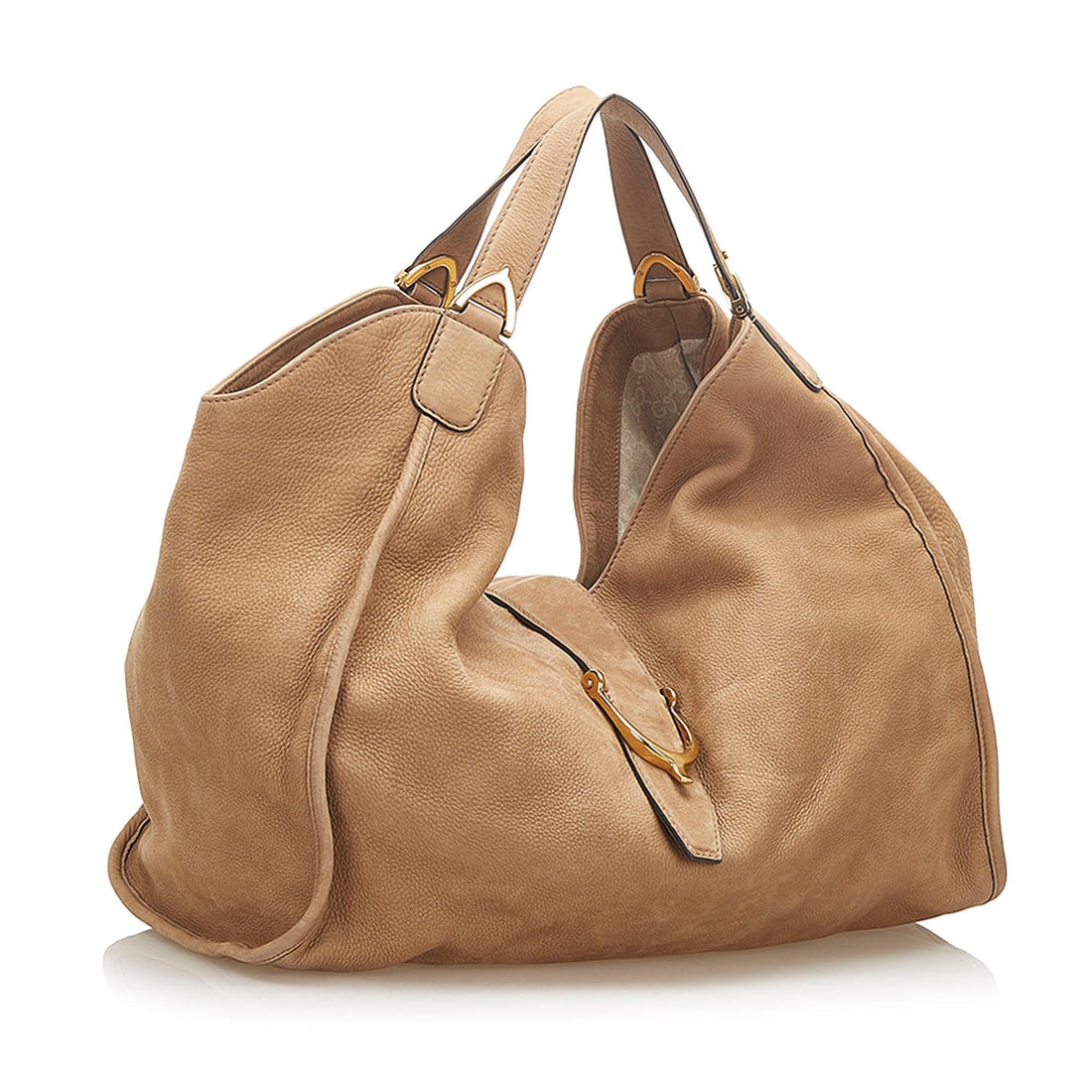 Gucci Soft Stirrup Nubuck Leather Tote Bag (MLB-18788)