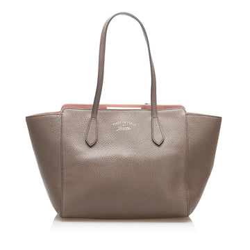 Gucci Swing Leather Tote Bag (MLB-16290)