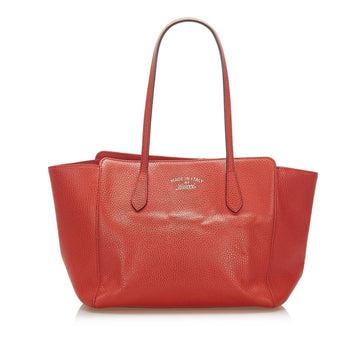 Gucci Swing Leather Tote Bag (MLB-17321)
