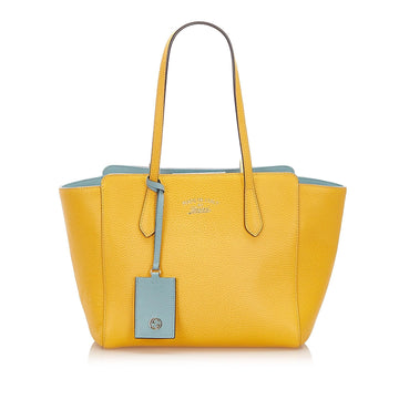 Gucci Swing Leather Tote Bag (MLB-17659)