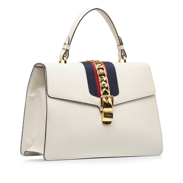 Gucci Sylvie Web Satchel (MLB-RIchpP)