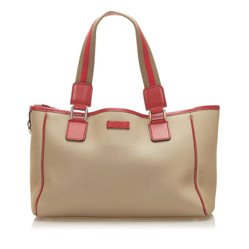 Gucci Web Canvas Tote Bag (MLB-18978)