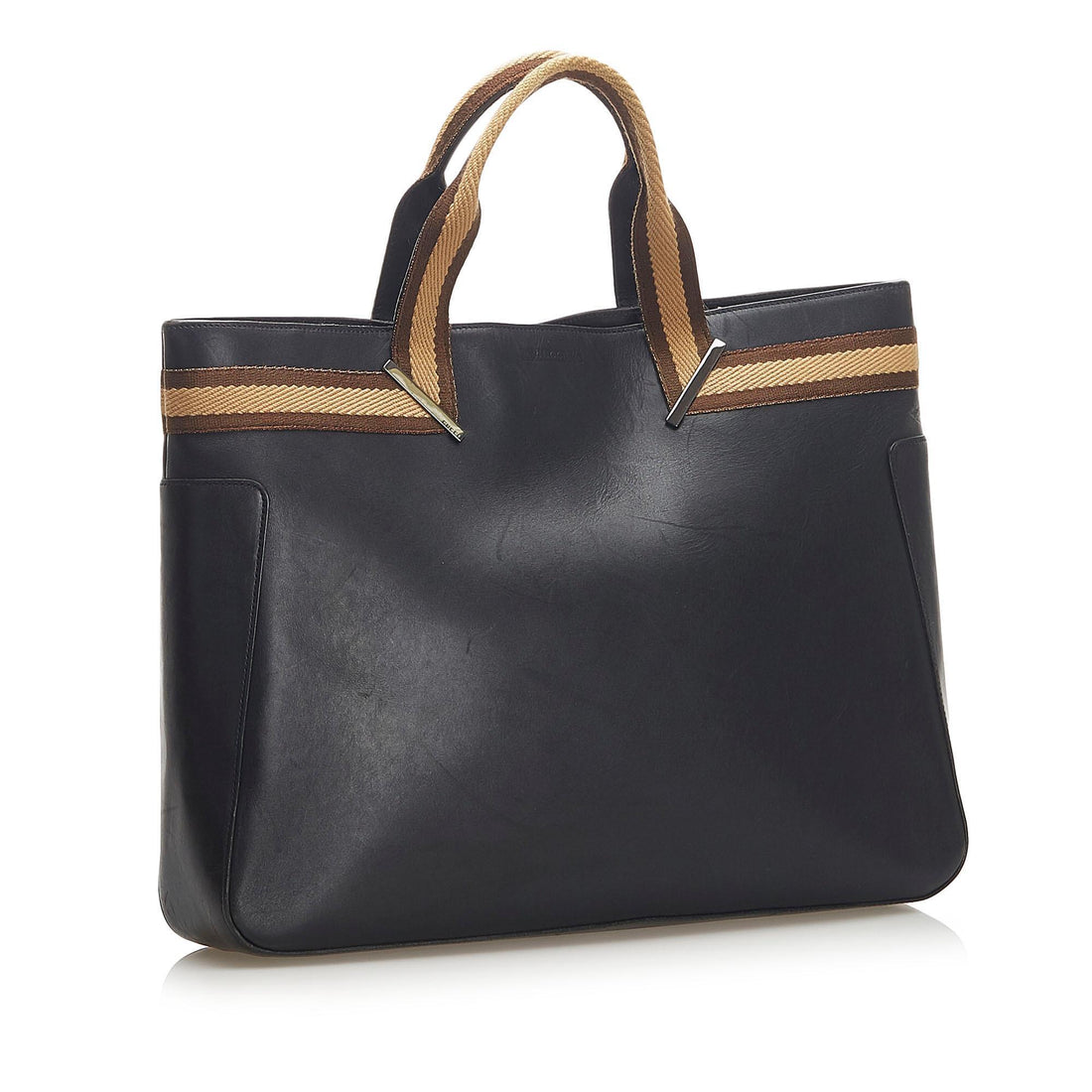 Gucci Web Leather Tote Bag (MLB-19064)