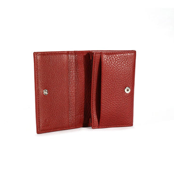 Gucci Women's Wallet Leather Short Burgundy 23044