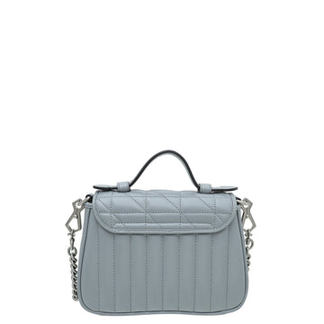 Gucci Grey GG Marmont Mini Top Handle Bag