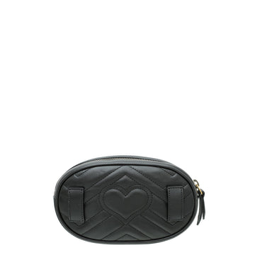 Gucci Black GG Marmont Mini Belt Bag