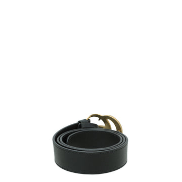 Gucci Black Double G Buckle Belt 30