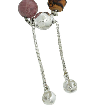 Gucci Old Pink Bamboo Stone Adjustable Bracelet