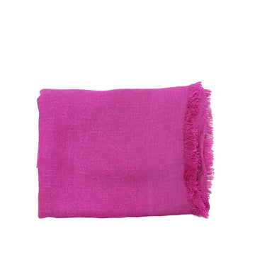 Gucci Violet GG Wool Silk Scarf