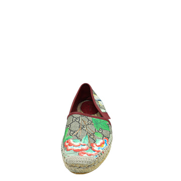 Gucci Multicolor GG Tian Print Flat Espadrille 35