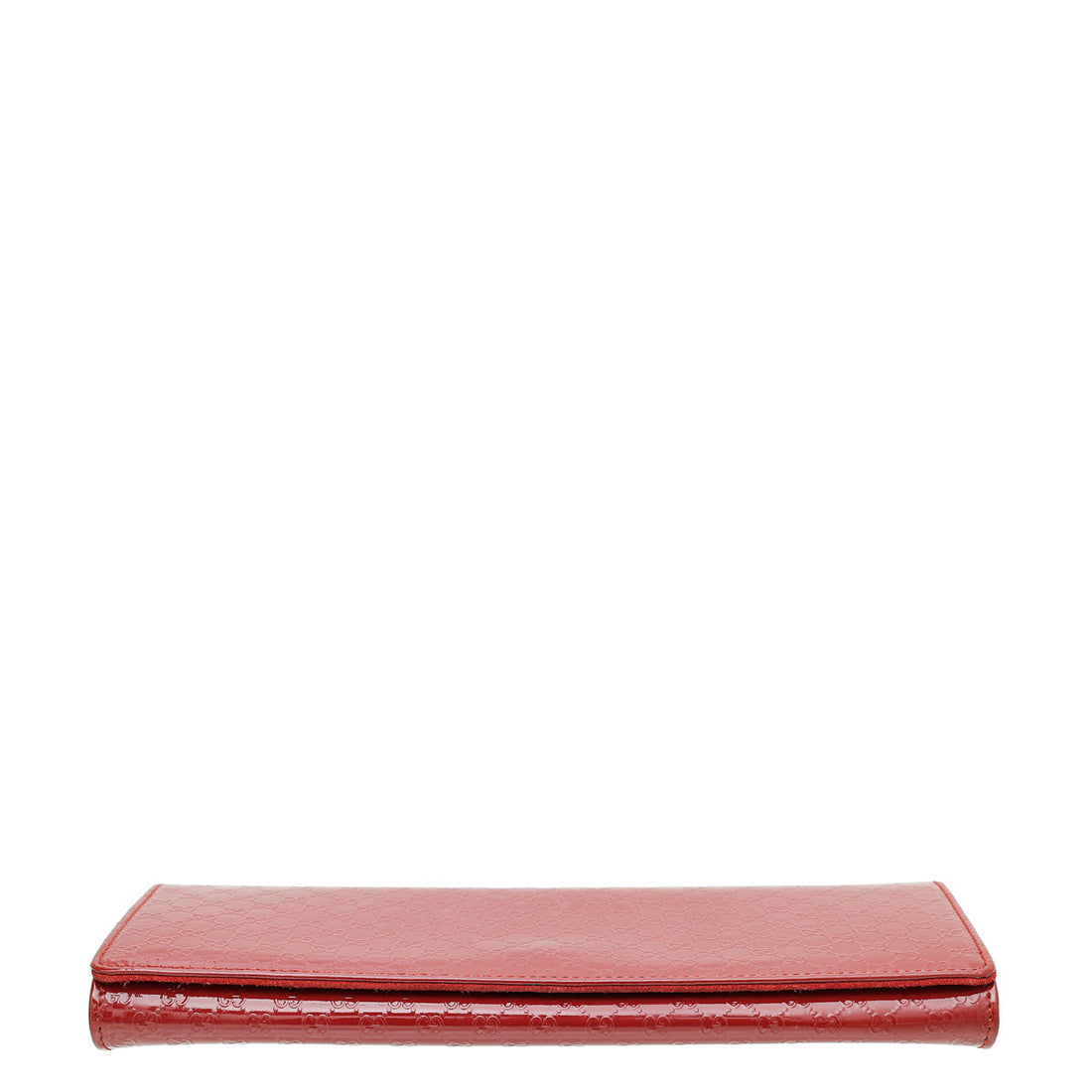 Gucci Red Microguccissima Broadway Clutch