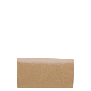 Gucci Light Caramel Dollar Interlocking G Wallet
