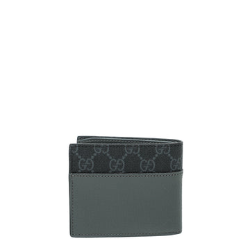 Gucci Dark Grey Cut-Out Interlocking G Wallet