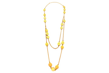 Chanel Vintage Coco Camellia Necklace, no Dust Cover & Box