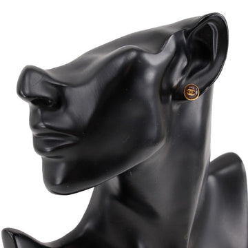 CHANEL Pierce Plated Gold gold COCO Mark Women Used