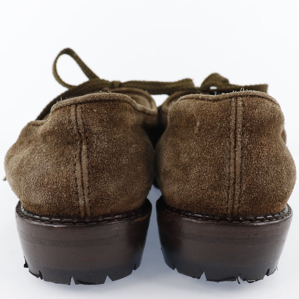 CHANEL Moccasin Suede Brown COCO Mark Women 36 Used
