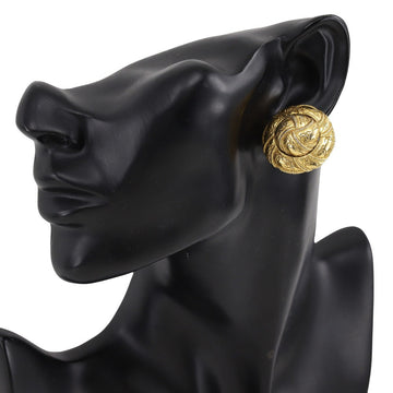 CHANEL Earring Plated Gold gold Women Used