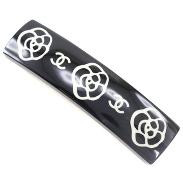 CHANEL Valletta plastic black Camelia COCO Mark Women Used