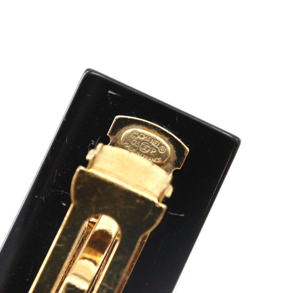 CHANEL Valletta plastic black Camelia COCO Mark Women Used