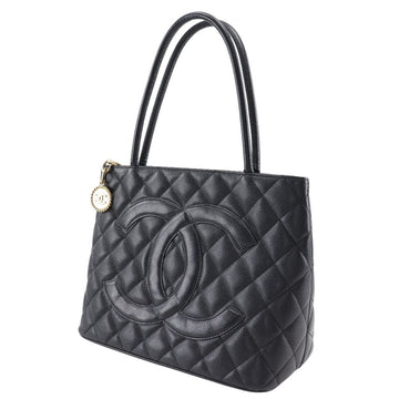 CHANEL Tote Bag A01804 Caviar skin black Replica Tote