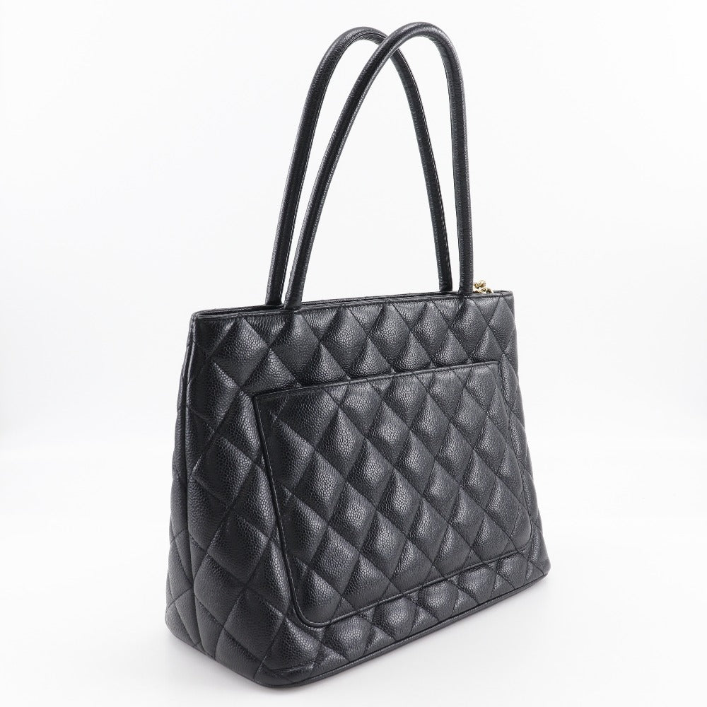 CHANEL Tote Bag A01804 Caviar skin black Replica Tote