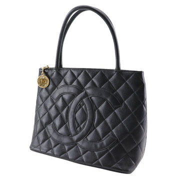 CHANEL Tote Bag A01804 Caviar skin black Replica Tote