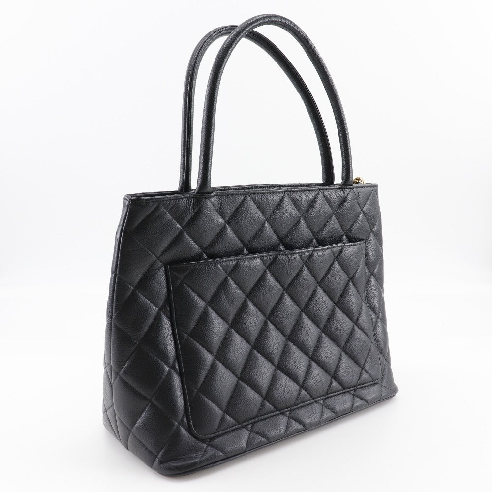 CHANEL Tote Bag A01804 Caviar skin black Replica Tote