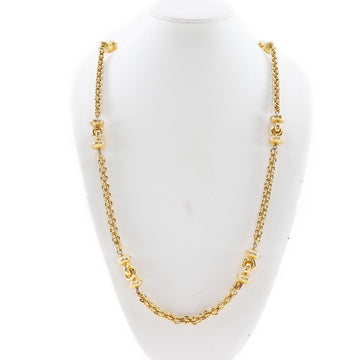 CHANEL Necklace Plated Gold gold vintage long