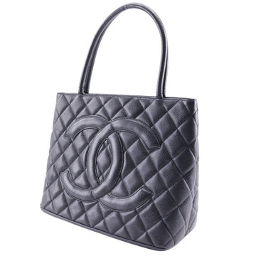CHANEL Tote Bag Caviar skin black Replica Tote