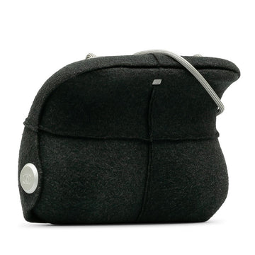 Chanel  Millennium Felt Crossbody Bag Canvas Shoulder Bag in Good condition