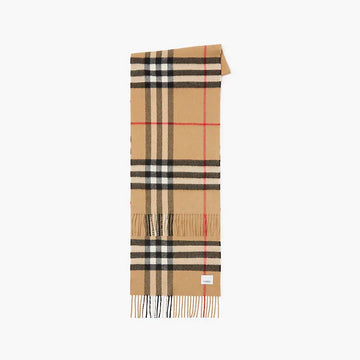 Burberry Classic Check Archive Beige Cashmere Scarf (RRP £420)