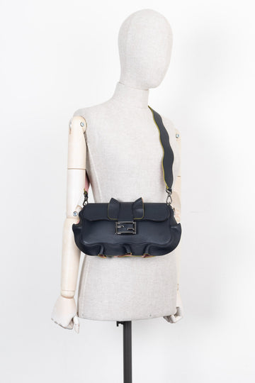 FENDI Wave Baguette Midnight Blue