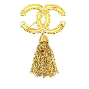 Chanel CC Tassel Brooch Metal Brooch in Good condition