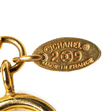 Chanel CC Logo Chain Necklace Metal Necklace in Excellent condition