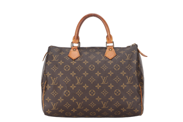 LOUIS VUITTON SPEEDY 30 (M41526) MONOGRAM CANVAS GOLD HARDWARE, NO DUST COVER