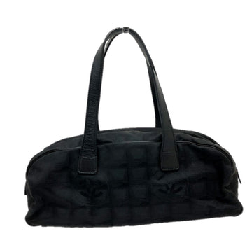 CHANEL Boston Duffel bag A15828 Leather / nylon black New travel line Women Used