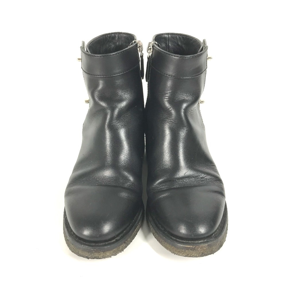 CHANEL boots G31204 leather black Turn lock Women 35 Used
