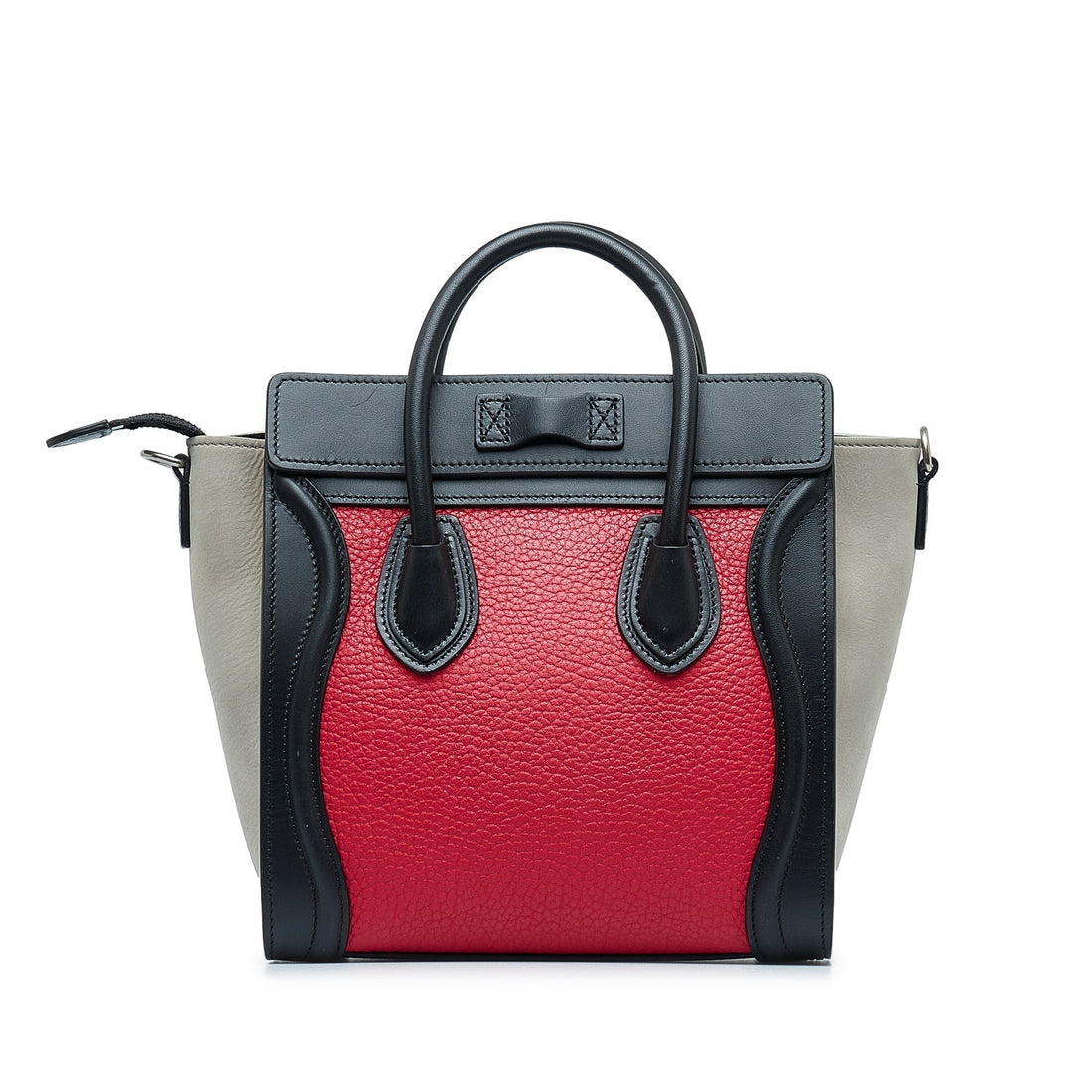 Celine Tricolor Nano Luggage Satchel