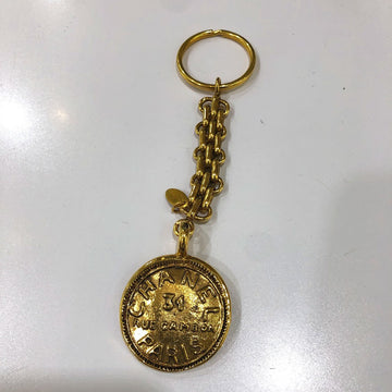 CHANEL key ring Gold Plated gold 31 vintage RUE CAMBON Women Used
