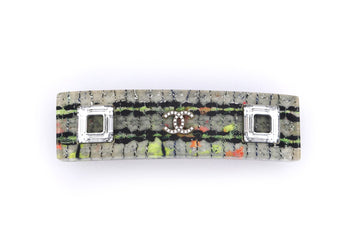 Chanel Hairclip, Tweed Inside, no Box